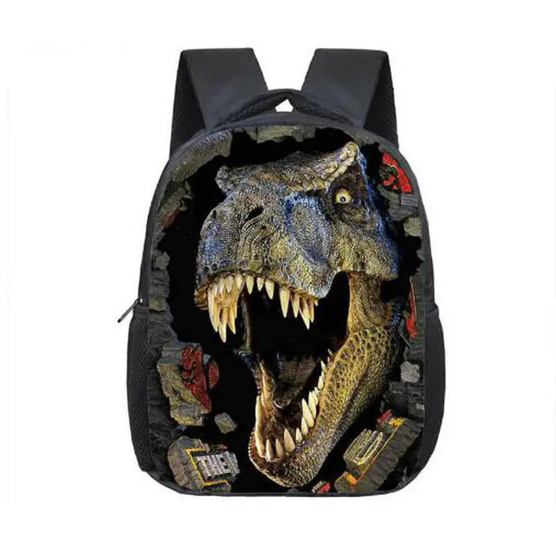 12 Inch Animals Dinosaur Backpacks 3D Dinosaur School Bags Baby ...