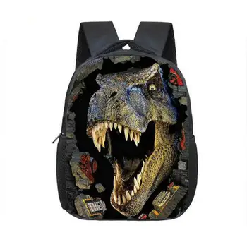 

12 Inch Animals Dinosaur Backpacks 3D Dinosaur School Bags Baby Backpack For Children Kids Magic Dragon Kindergarten Bags