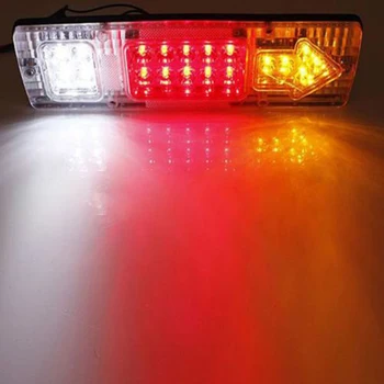 

12V/24V 19 LEDS Waterproof Trailer Tail Lights LED Rear Turn Signal Truck Lorry Caravan Stop Rear Tail Indicator Light Lamp