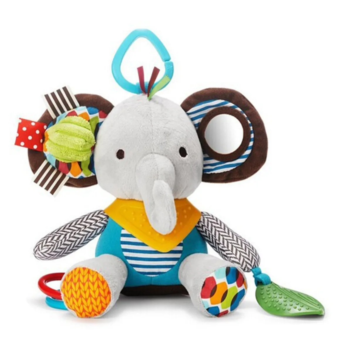 

Baby Infant Teether Preferred Soft Appease Calm Toys Developmental Cute Doll Short Floss Convenient Carry Toys Bed Bells