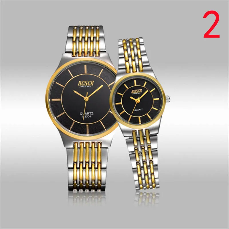 

2019 new couple watches a pair of price lettering Korean version of the trend of students men and women waterproof fashion