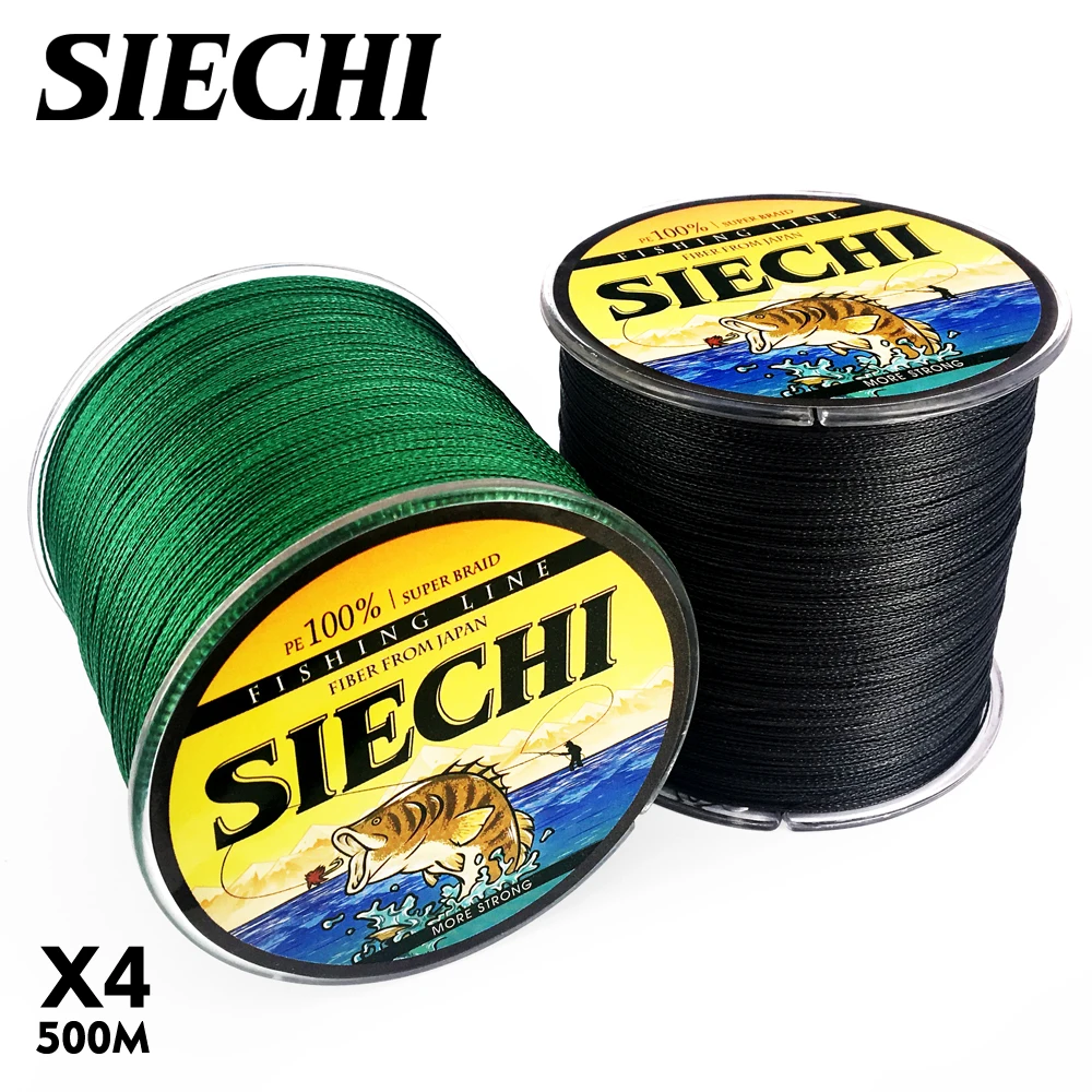SIECHI многонитевая рыболовная леска 500 м 547 ярдов плетеная полиэтиленовая для ловли