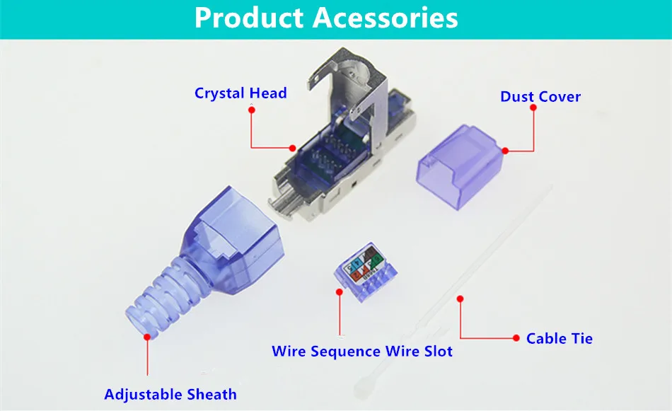 RJ45 разъем 10 Gigabit Ethernet CAT7 сетевой кабель обжимной разъем 8p8c RJ45 с экранированием CAT6 CAT.7 переходник 23/24AWG