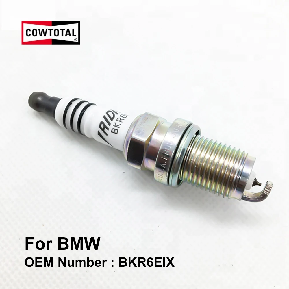 COWTOTAL Iridium Spark Plug for BMW 3 Series 5 Series OE BKR6EIX ( Pack of 4 )in Spark Plugs COWTOTAL Iridium Spark Plug for BMW 3 Series 5 Series OE BKR6EIX ( Pack of 4 )in Spark Plugs