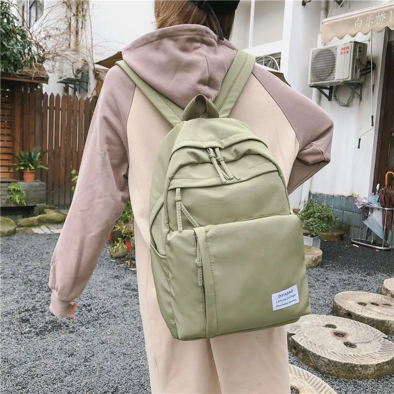 

2019 Female High Quality Canvas Travel Backpack Women Mochila Feminina Sac A Dos Back Pack School Bags For Teenage Girl Rucksack