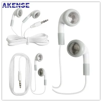 

100pcs/lot Wholesale Cheapest White 3.5mm Disposable Sport Earphones for Iphone Samsung Galaxy S5 S3 S4 S7 Note 3 4 MP5 MP4