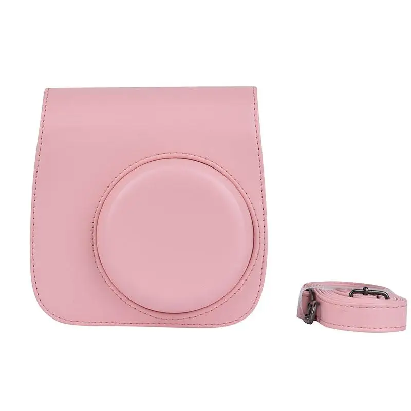 Goedkoop MVpower Leuke Kawaii Rood Roze Camera Tas voor Fujifilm Instax Mini 8 Camera PU Leather Case W Schouderriem Album opslag