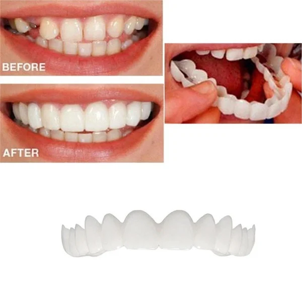 Зубные протезы Smile Fit Top косметический удобный чехол для зубов мгновенный комфорт