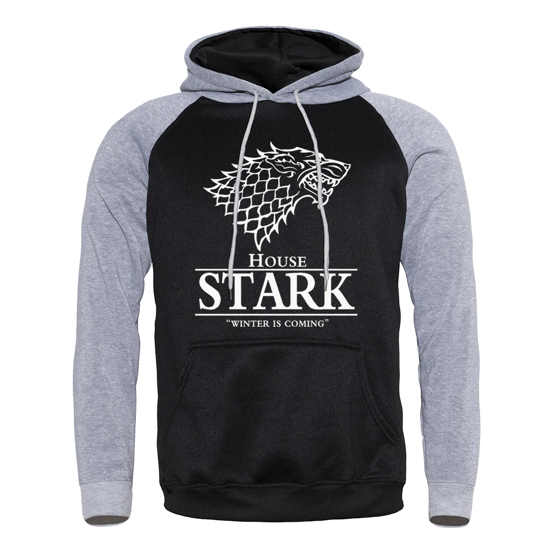 New Fashion Mens Sweatshirt 2019 Spring Autumn Warm Raglan Hoodies For Men Funny Game Of Thrones 3