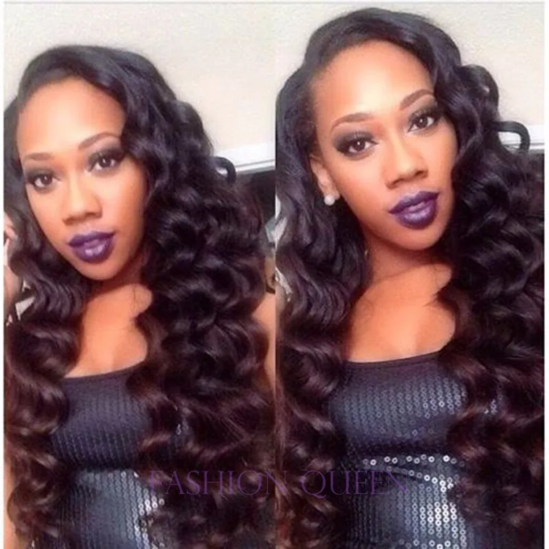 

Deep Wave Kanekalon Synthetic Lace Front Wigs Long Body Wave Natural Black Synthetic Heat Resistant Hair Wig Thick Full Head Wig