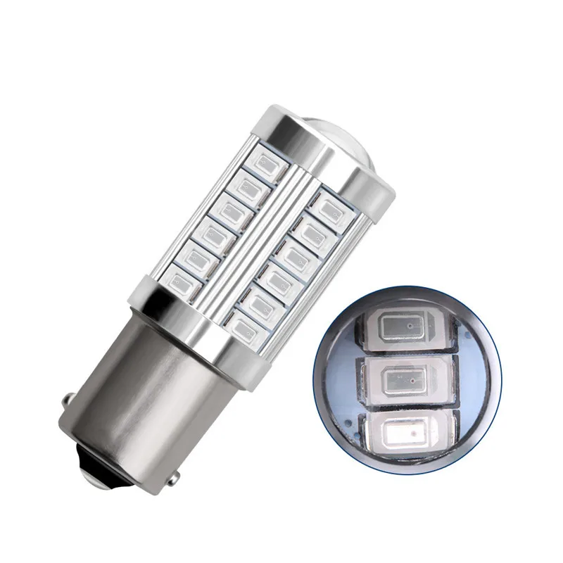 

Auto LED Brake Light Car Rear Fog Lamp COB DRL LED Turn Signal Light Bulb 1156 1157 P21W BA15S 33 SMD 5630 5730