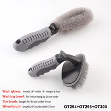 Роликовая Очищающая щетка для автомобиля, набор инструментов, ободок для шин, скраб, набор для очистки щетки из мягкого сплава, F-Best