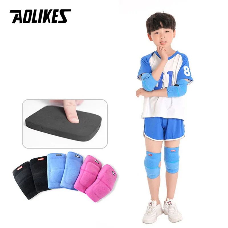 1 Pair Child Kids Dance Knee Pads Baby Crawling Safety Sport Knee Support Gym Fitness Knee Pad