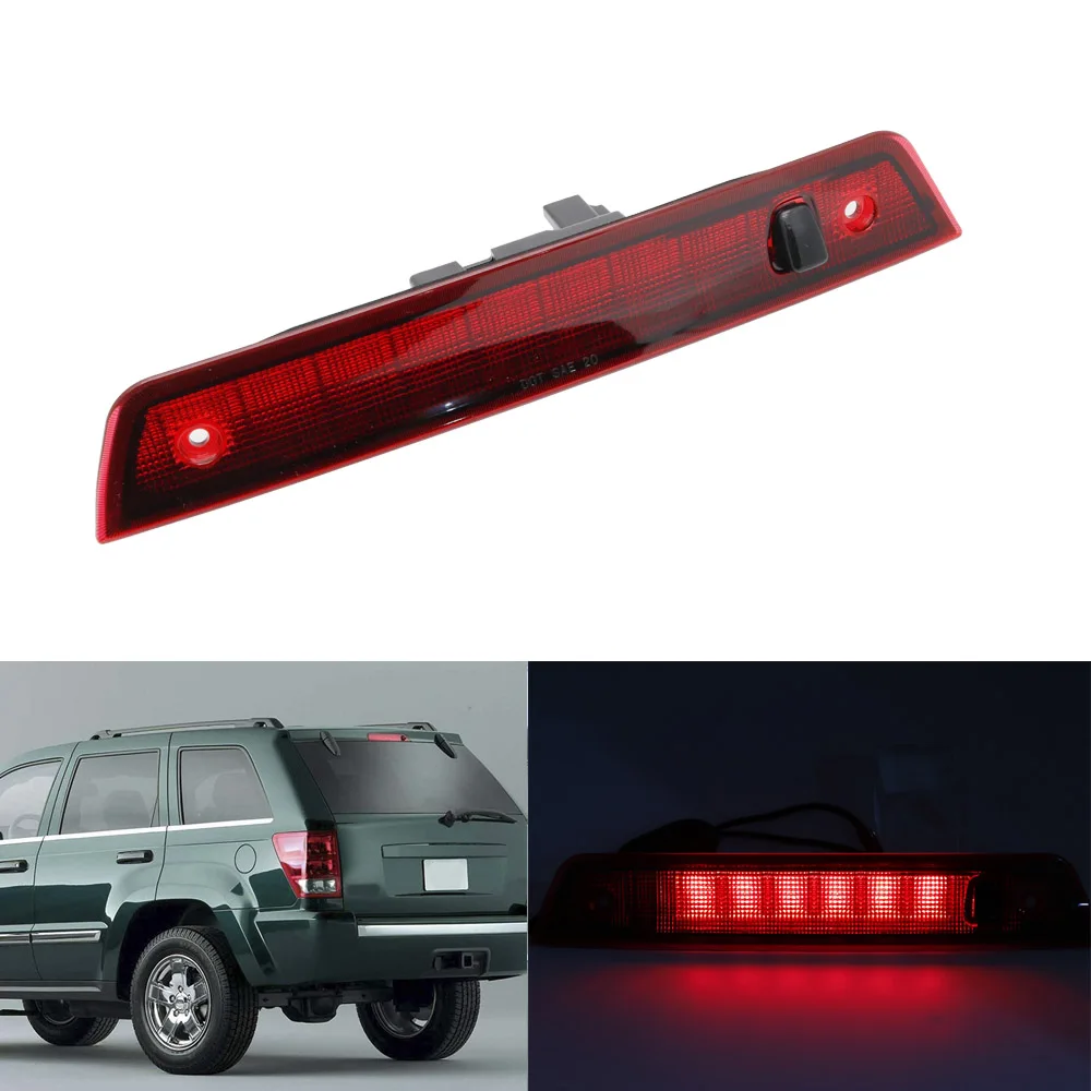 

Third Brake Tail Light Rear High Mount 3rd Brake Stop Light For Jeep Grand Cherokee 2005 - 2010