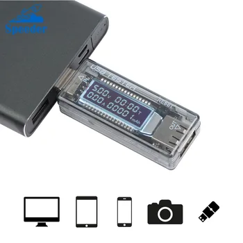 

KWS-V21 QC2.0 USB Current Voltage Tester charger detector multimeter Power Capacity Meter