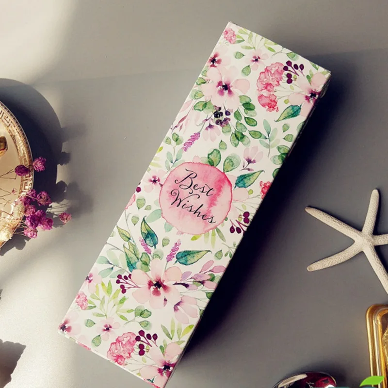 20 шт 21,7*7*5 см цветок длинный Шоколад Подарочная коробка Упаковка подарочная картонная коробка печенья Макарон коробка Karton - Цвет: F-QW