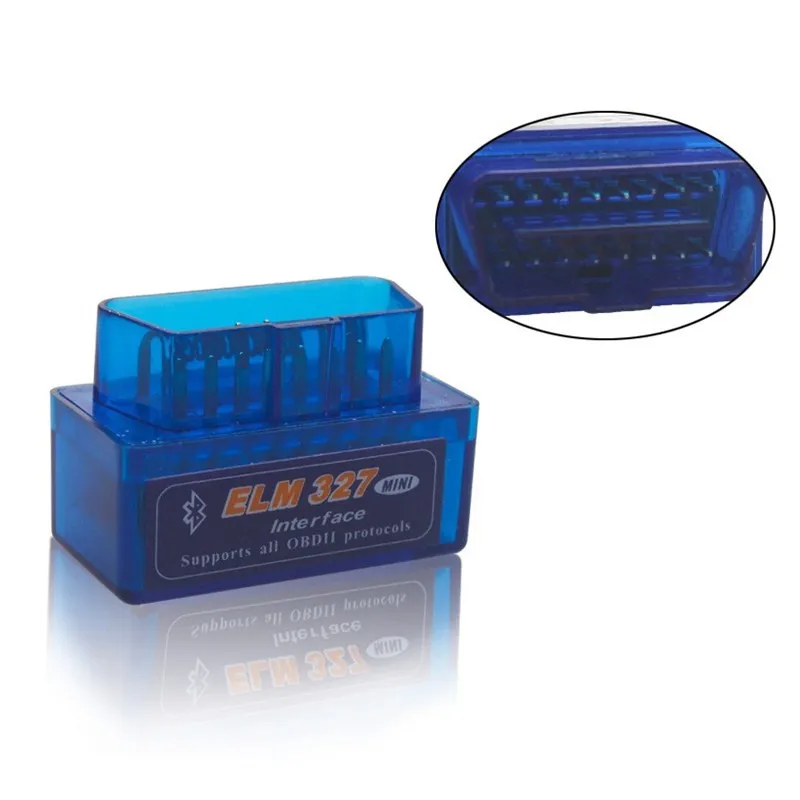 Новинка Супер Мини ELM327 Bluetooth адаптер ELM 327 V2.1 Автомобильный сканер кодов