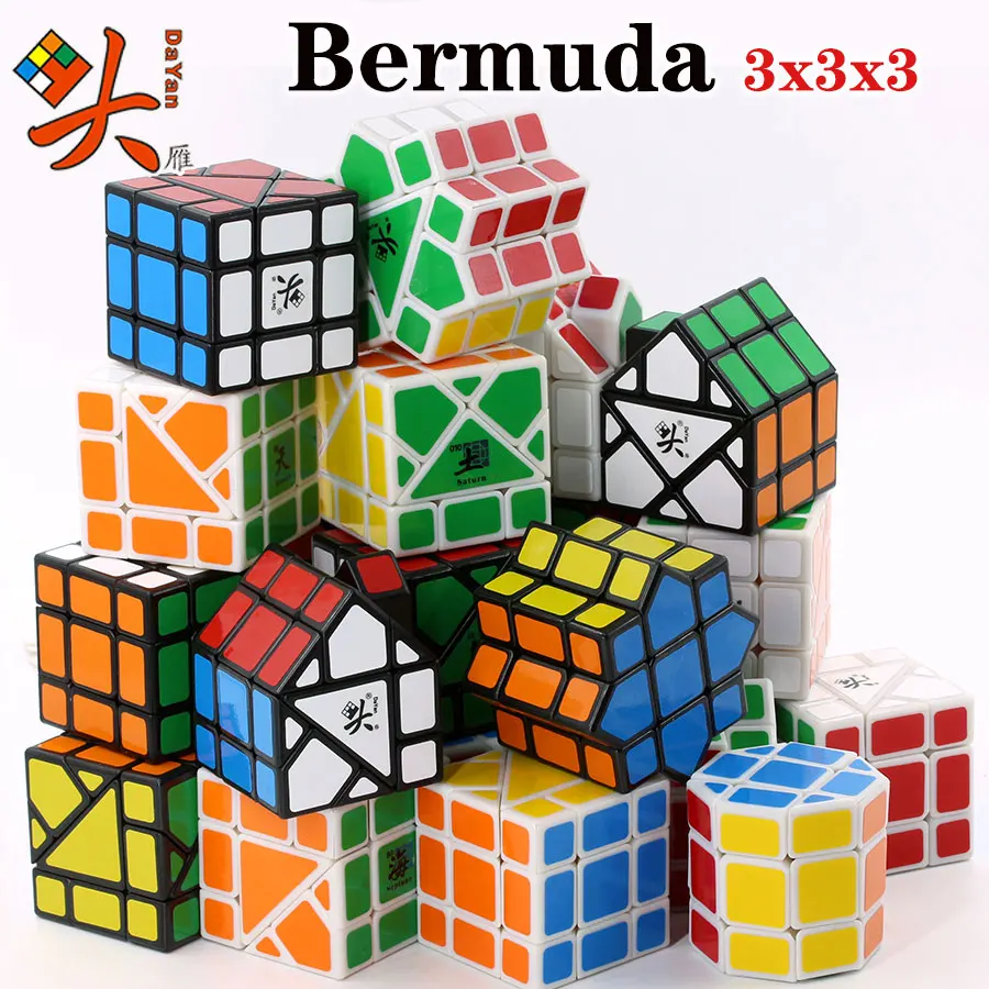 

Magic cube puzzle Dayan Bermuda 3x3x3 puzzle special strange shape cube educational twist wisdom toy game cube master collection