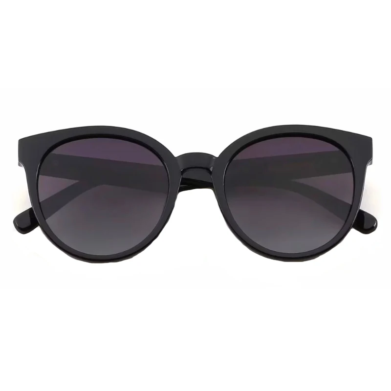 Brand Design Cat eye Sunglasses Women Round Polarized Sun Glasses Female Vintage TAC Lens Cateye Shades Glasses Feminino Oculos