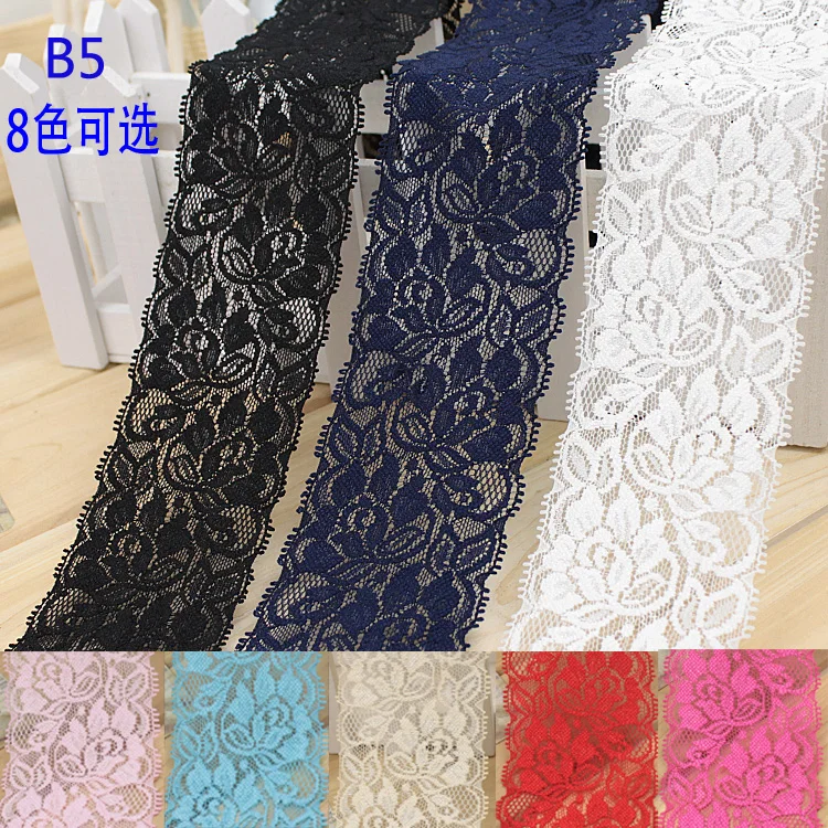15Yards embroidery Lace Wedding dress clothing accesories DIY Sewing craft 6.5cm