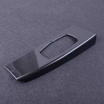 

beler Car ABS Carbon Fiber Texture Multi-Media Button Switch Cover Trim Fit for BMW X3 X4 2018