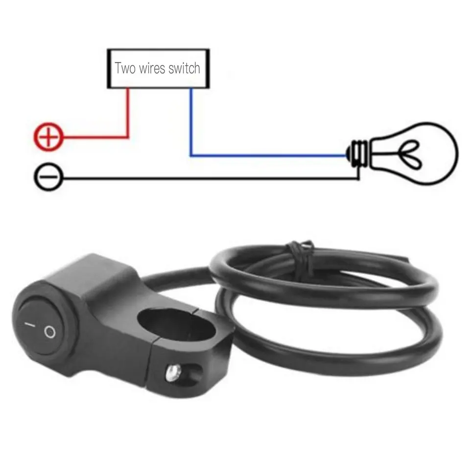 Buy 10A 1 100V Motorcycle Fog Light Switch 7/8" 22mm