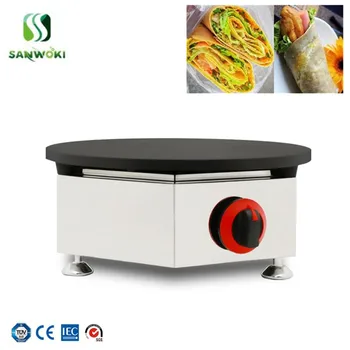 

Gas Crepe Maker Machine 40cm Commercial Gas Pancake Baking Machine Single-burner Stalling equipment