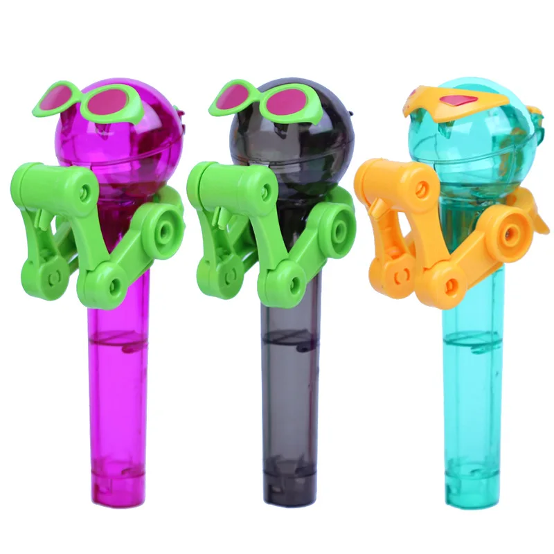 Lollipop holder decompression toys lollipop robot dustproof creative toy gift ~! 