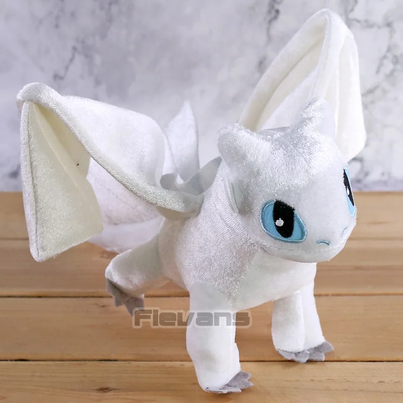 

How To Train Your Dragon The Hidden World Light Fury The Unnamed Plush Toy Soft Stuffed Doll