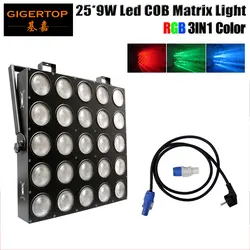 Бесплатная доставка 25x9 Вт RGB 3IN1 светодиодный Матрица 25X9 Вт Блиндер DMX 84/75/ 30/6 DMX канала 5X5 этап аудитории Tyanshine TP-M25 RGB