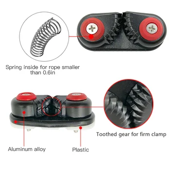 

Newly Kayak Cam Cleat Boat Rowing Fast Entry Cleats Sailing Accessories BN99