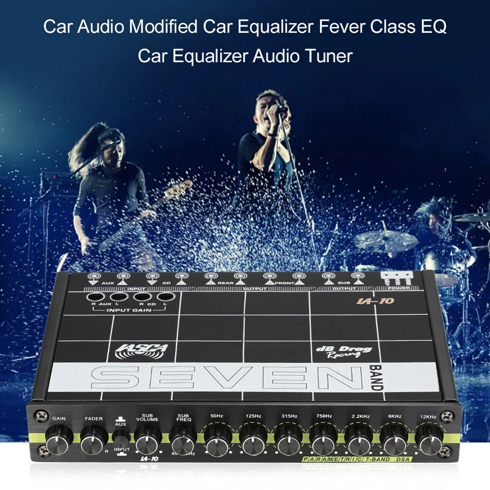 Car Audio Modified Car Equalizer Fever Class EQ Car 7 Equalizer Car Audio Tuner Car Audio Modified Car Equalizer Fever Class EQ Car 7 Equalizer Car Audio Tuner