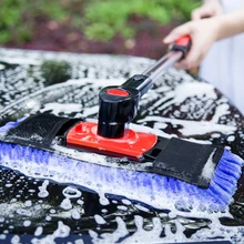 Инструмент для мытья автомобиля швабра с телескопической ручкой щетка для мытья автомобиля Швабра для мытья автомобиля