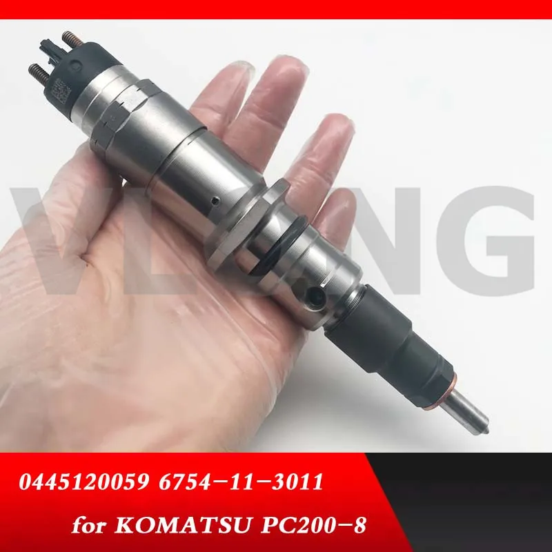 Дизельные форсунки 0 445 120 059 Common Rail Jet 0445120059 6754-11-3011 для KOMATSU PC200-8 Cummins QSB6, 7 и CDC