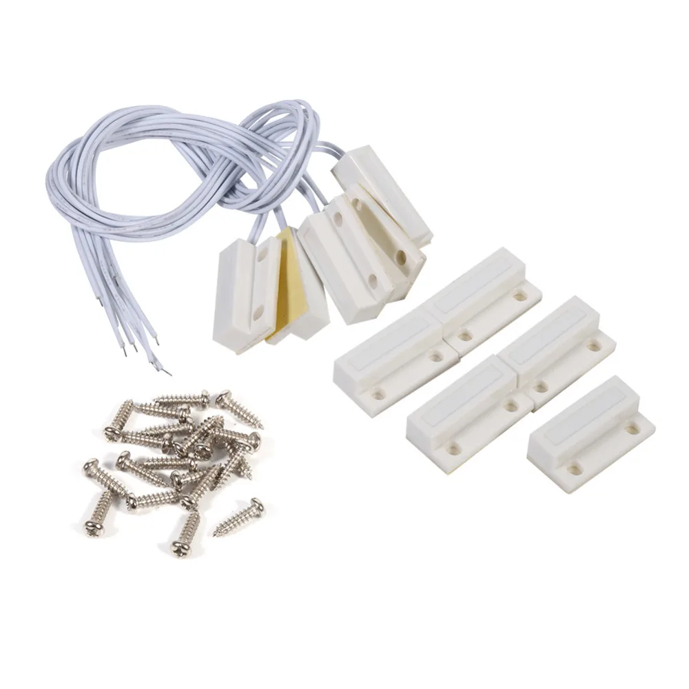 5pcs/Lot MC 38 Recessed Wired Door Window Sensor Magnetic ...