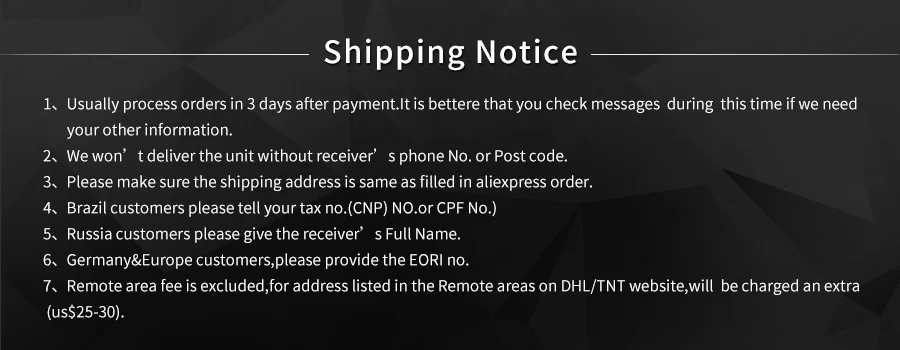 2 shipping notice