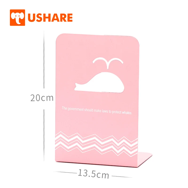 USHARE 2 шт полый Дельфин книжный держатель милые декоративные концы для книг полки