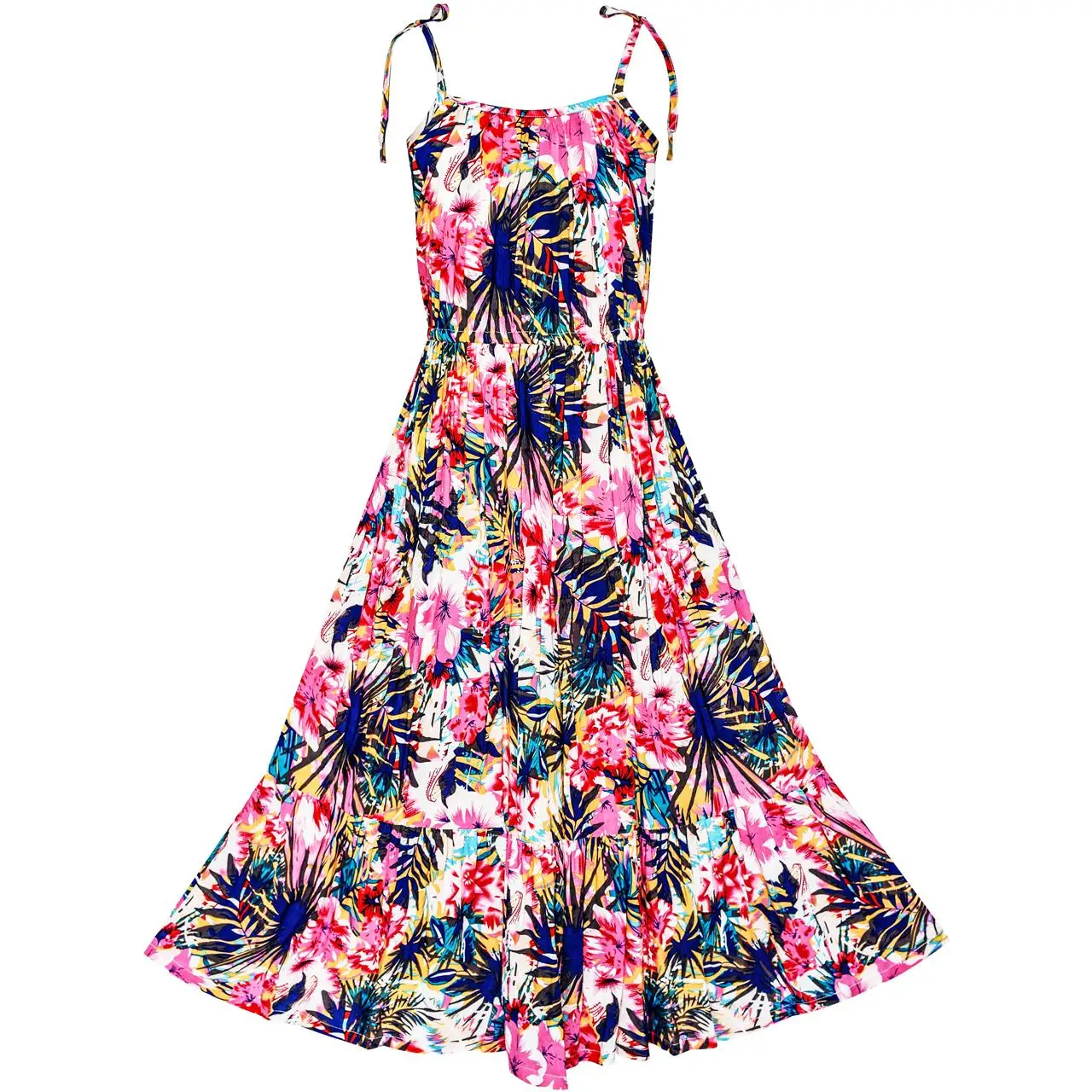 Orange summer dress size 18 girls