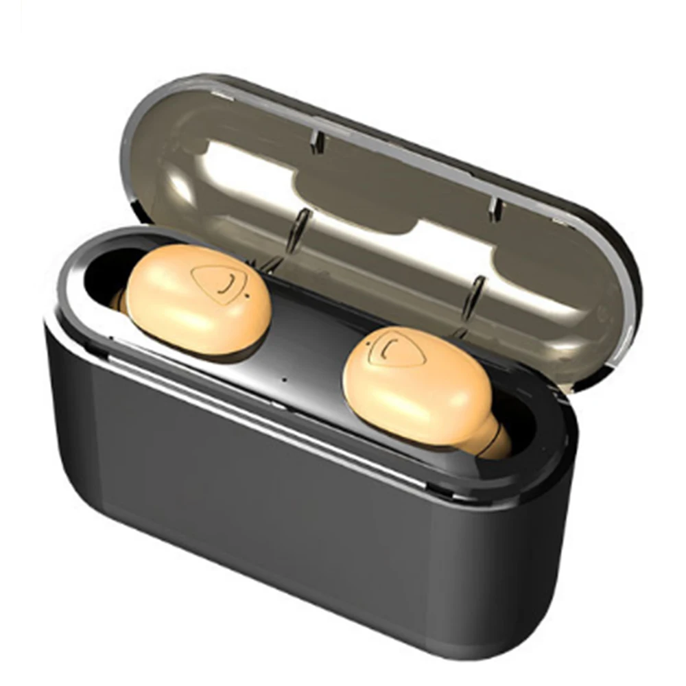 

High Quality Bluetooth 5.0 Headset Mini TWS Wireless earphone With Charging Box Stereo Earphones for phone Earbuds X9 in-ear