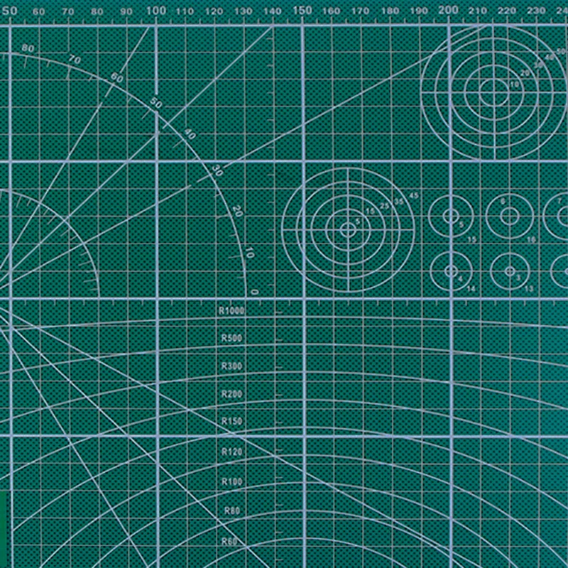 Отправлено случайным образом ПВХ коврик для резки A4 прочный отрезной коврик Лоскутные инструменты ручная пластина для резки аксессуаров «сделай сам» темно-зеленый 30*22 см