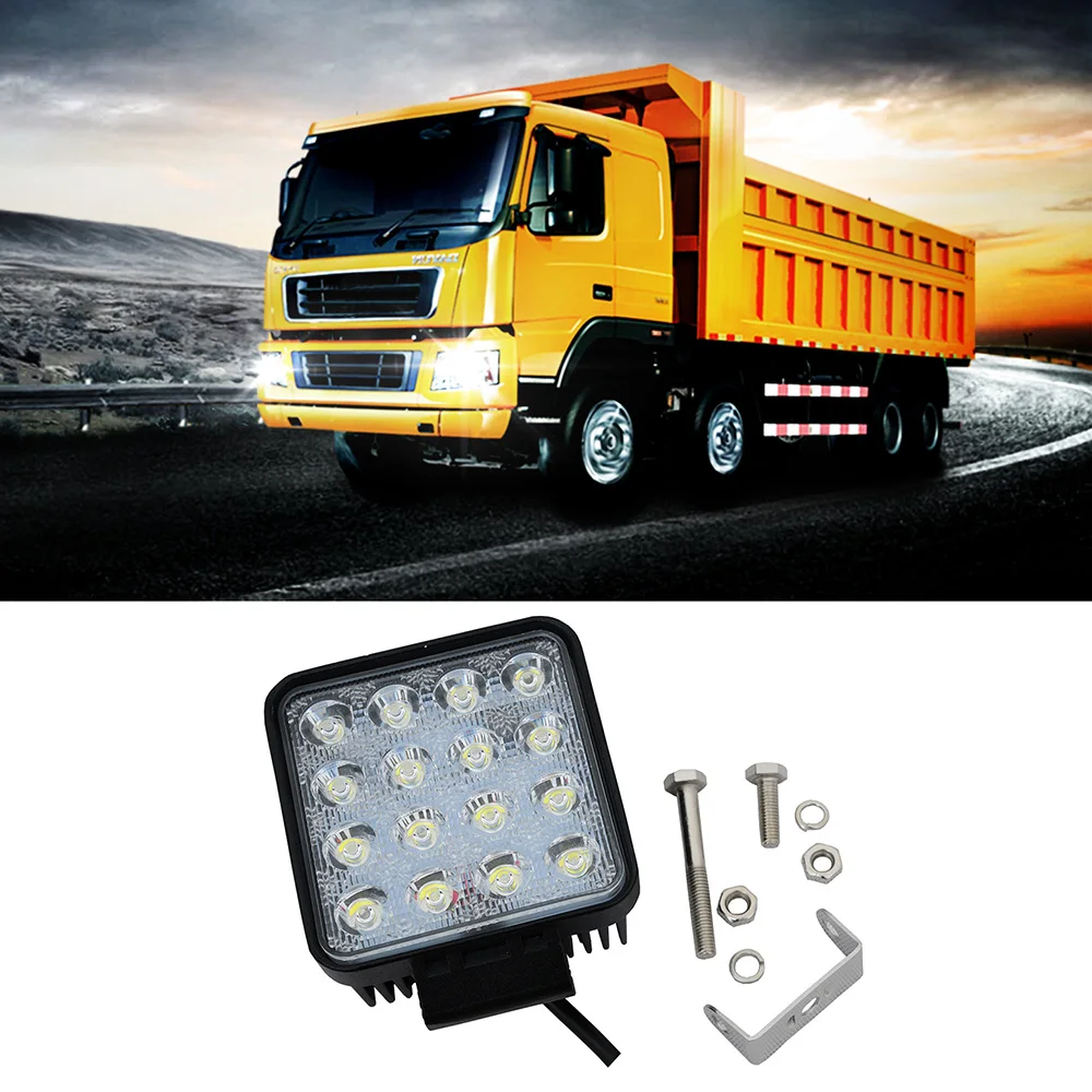 

48W Car LED Headlight Working LED Light 12V Waterproof IP67 Car Spotlight Lamp