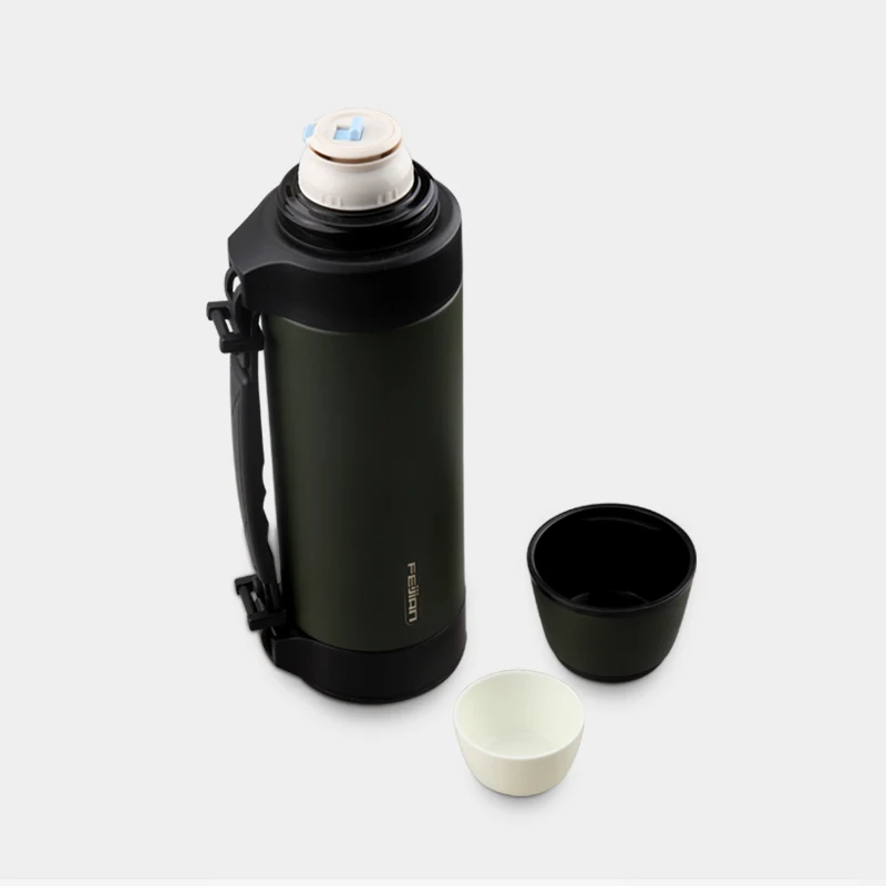 Feijian 1.2L/1.5L Термокружка с чайной пробкой вакуумная колба для чая теплоизоляцией