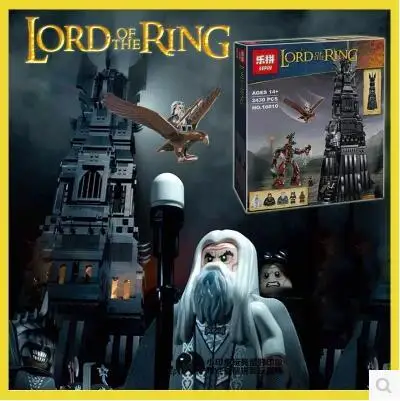 

New LEPIN 16010 2430Pcs Lord of the Rings The Tower of Orthanc Model Building Kits Blocks Bricks Toys Gift 10237 big size toy