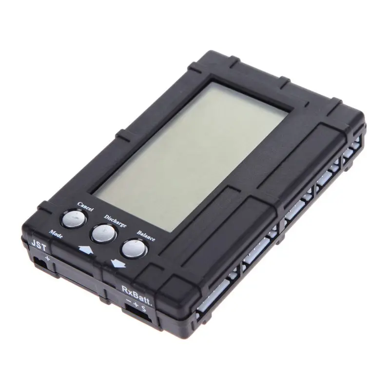 

3 In 1 Li-Po Lipo Battery 2-6S Lcd Balancer Voltage Tester Discharger Protect