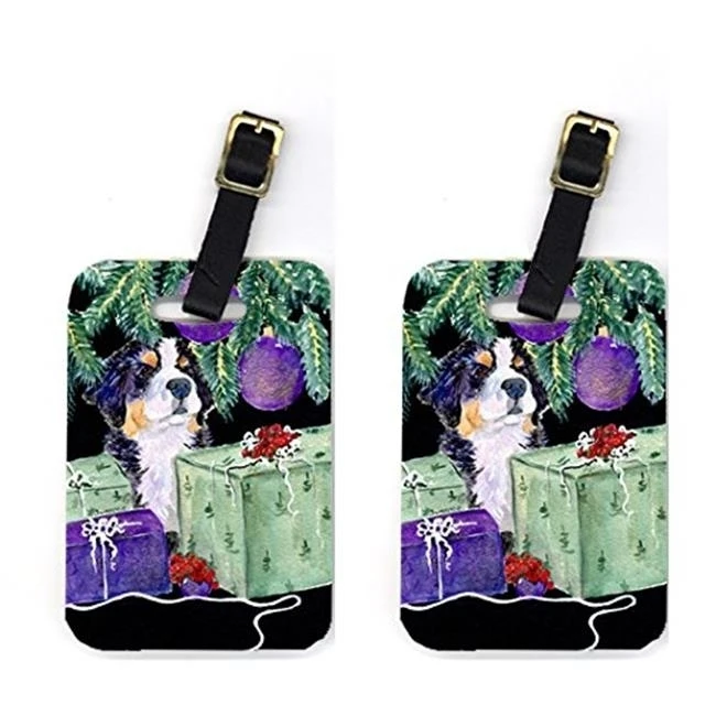 Carolines Treasures SS8582BT Bernese Mountain Dog Luggage Tag - Pair 2 4 x 2.75 In.