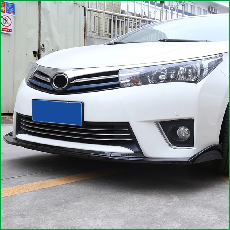 Для Toyota Corolla Европейская версия 2014 2015 передний бампер для губ нижние