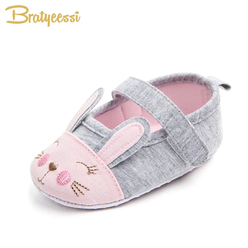 

Cute Rabbit Baby Shoes for Girls Soft Cotton Shallow Infant Shoes First Walkers Spring Autumn Baby Girl Shoes Newborn Schoenen