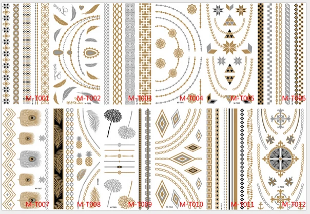 8PCS Beautiful Cute Water Transfer Tattoos Body Art Makeup Cool 3D Waterproof Temporary Tattoo Stickers For Girls Man Tatouage (21)