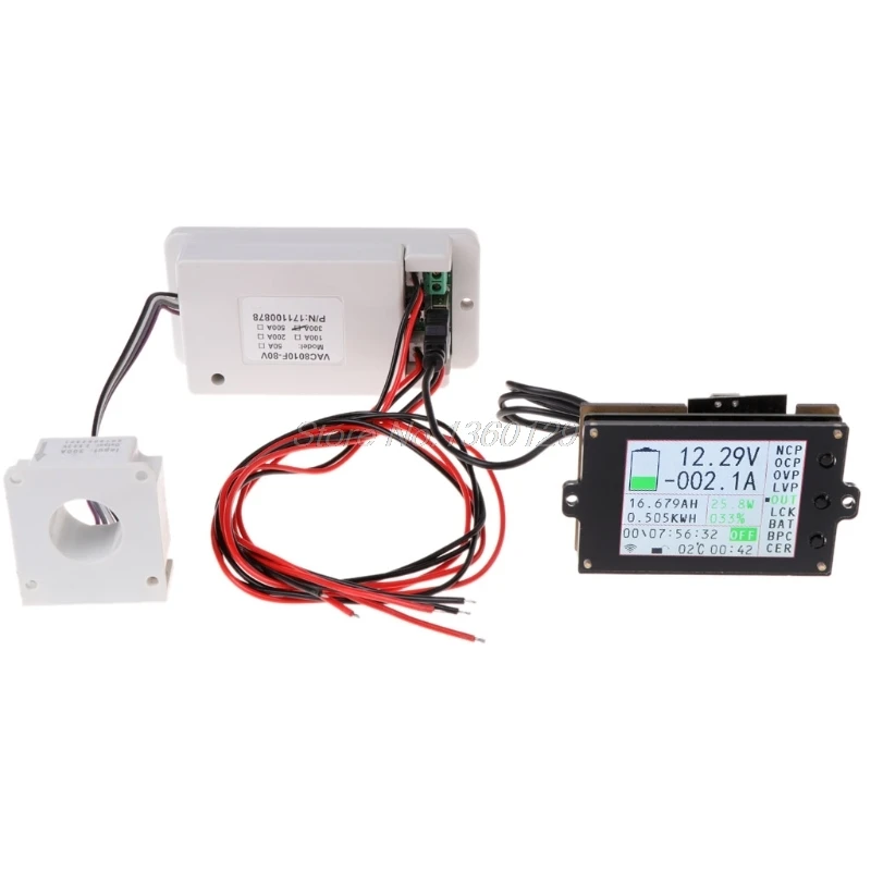 

Wireless Multifunction Voltmeter Ampere Meter DC 0-80V 0-300A with Hall Sensor DEC07 Dropship