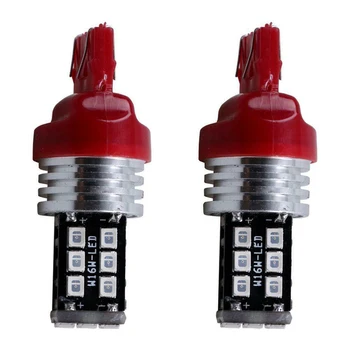 

Auto Tail Stop Light LED Strobe Flash Blinking Brake Lamp 2Pcs DC 12V 7443 Strobe Flash Light Brake Blink Light Lamp Bulb Red